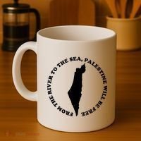 From The River To The Sea Palestine Will Be Free Coffee Mug thumb 4