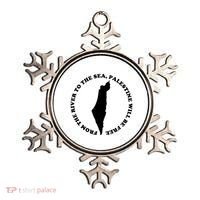 From The River To The Sea Palestine Will Be Free Ornament thumb 0