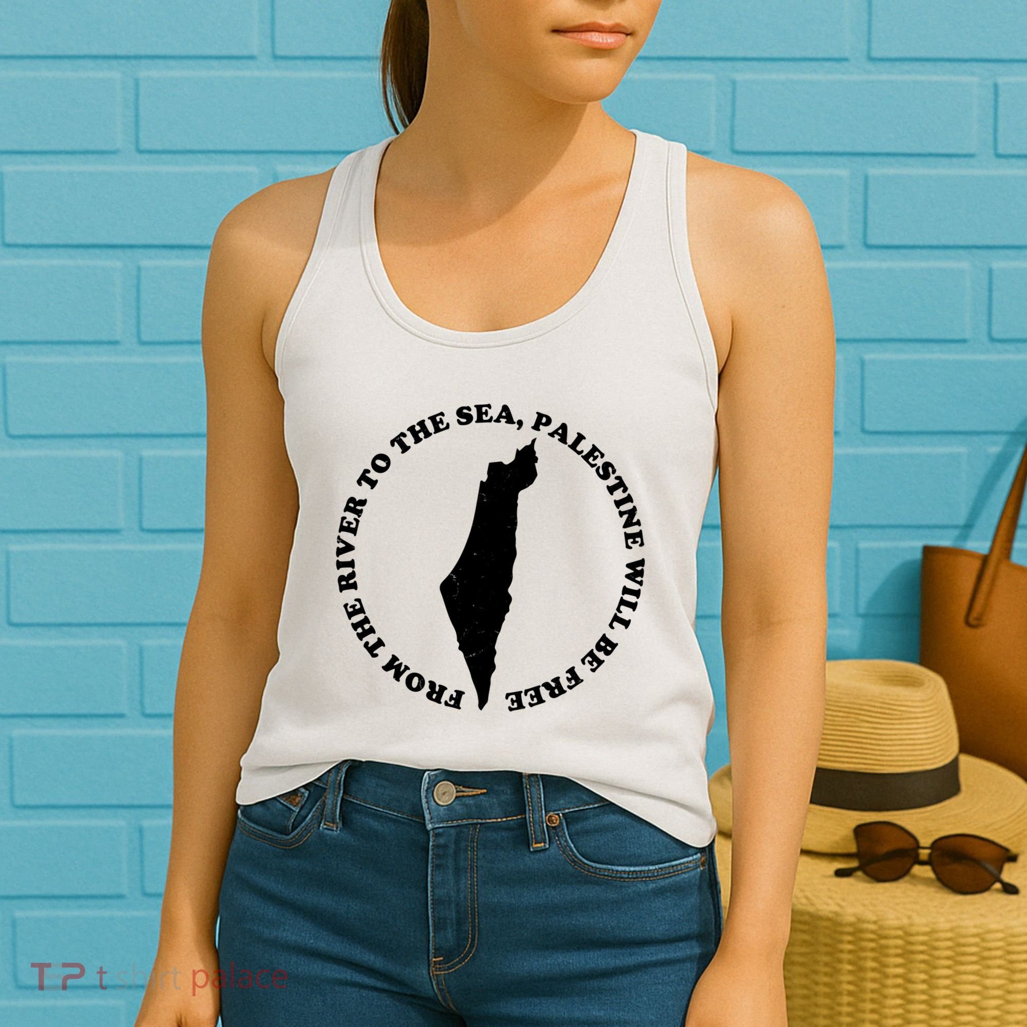 From The River To The Sea Palestine Will Be Free Women's Tank Top