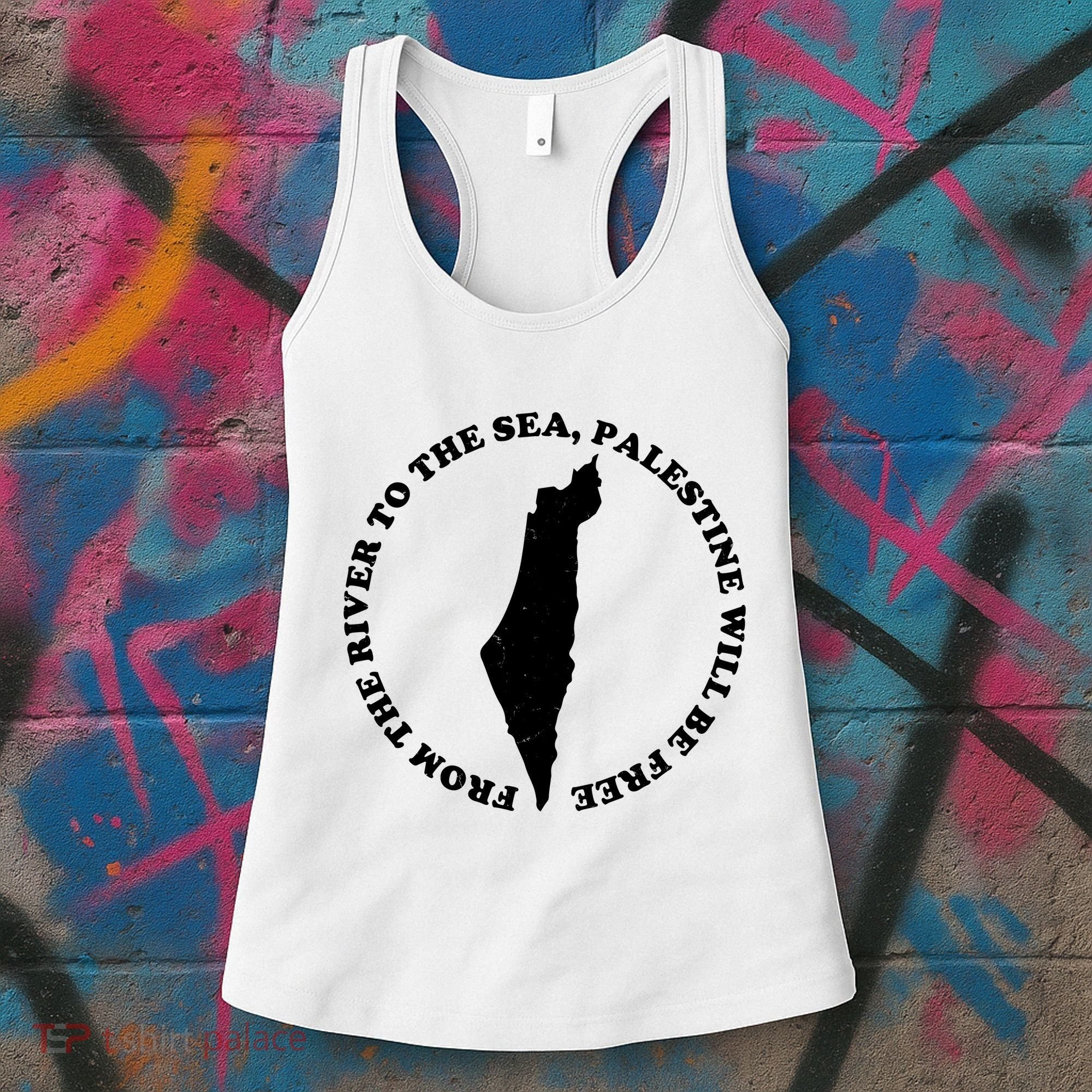 From The River To The Sea Palestine Will Be Free Women's Tank Top