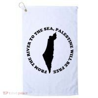 From The River To The Sea Palestine Will Be Free Golf Towel thumb 0