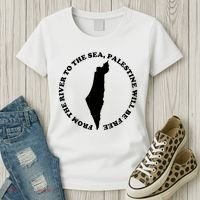 From The River To The Sea Palestine Will Be Free Women's T-Shirt thumb 3