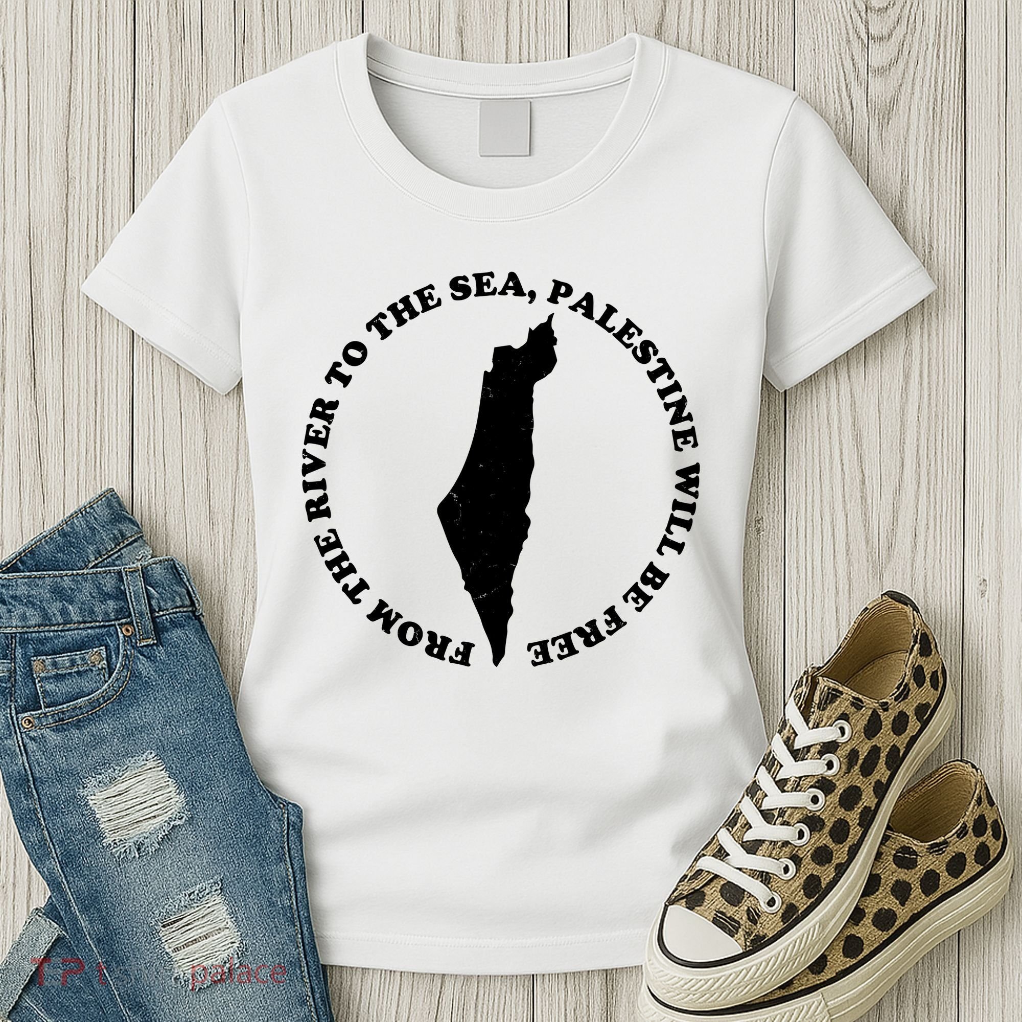 From The River To The Sea Palestine Will Be Free Women's T-Shirt
