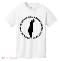 From The River To The Sea Palestine Will Be Free Kids T-Shirt thumb 0