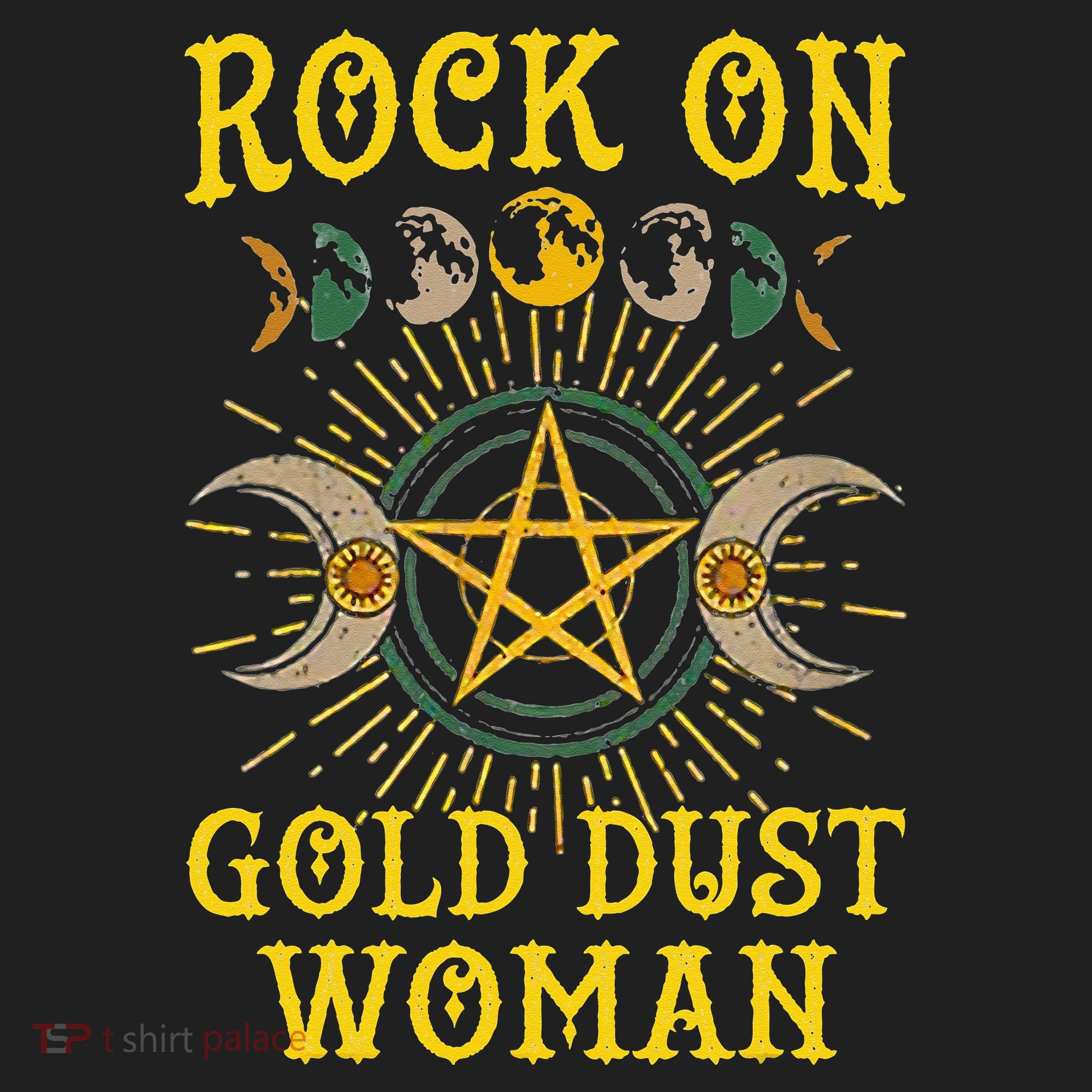 Funny Tee Rock On Gold Dust Woman Gift for Birthday Beanie