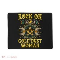 Funny Tee Rock On Gold Dust Woman Gift for Birthday Mousepad thumb 0