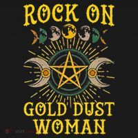 Funny Tee Rock On Gold Dust Woman Gift for Birthday Visor thumb 3