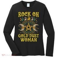 Funny Tee Rock On Gold Dust Woman Gift for Birthday Women's Long Sleeve Shirt thumb 0