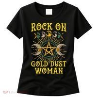 Funny Tee Rock On Gold Dust Woman Gift for Birthday Women's T-Shirt thumb 0