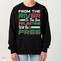 From The River To The Sea Palestine Will Be Free Women's Sweatshirt thumb 0