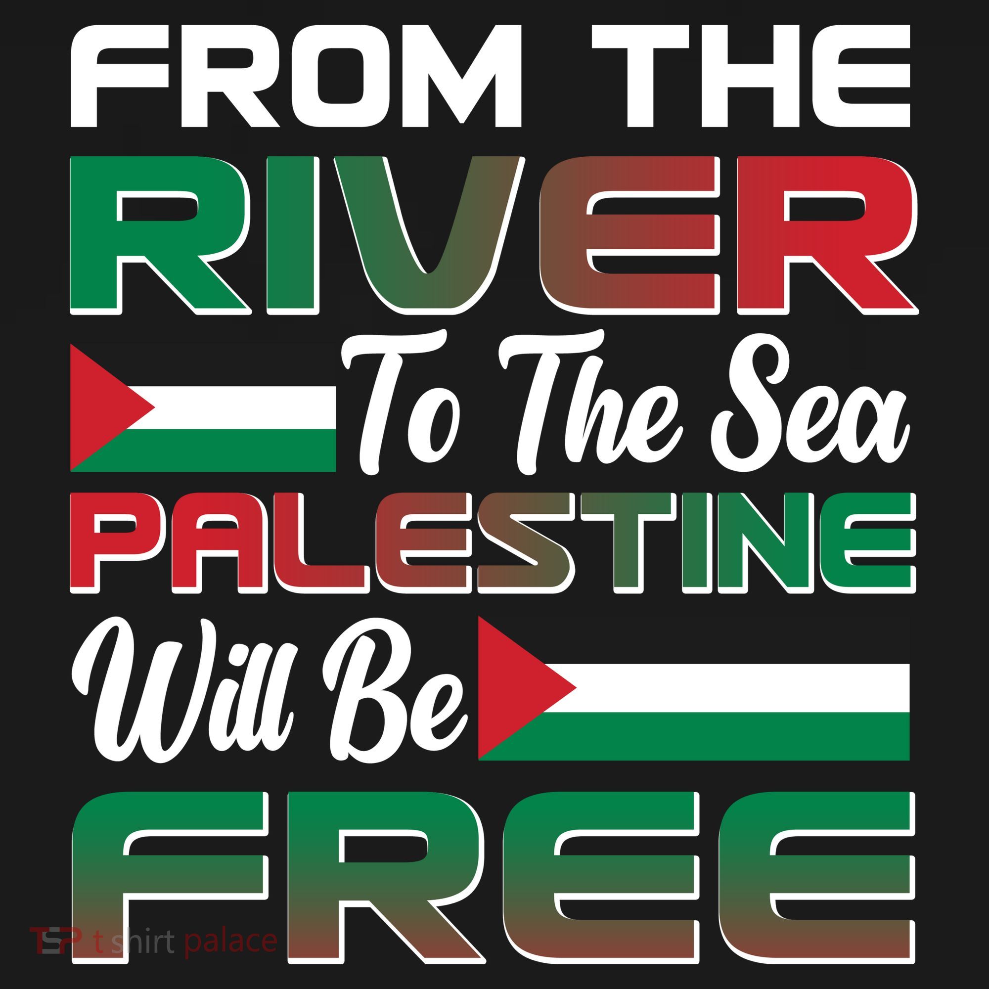From The River To The Sea Palestine Will Be Free Coaster