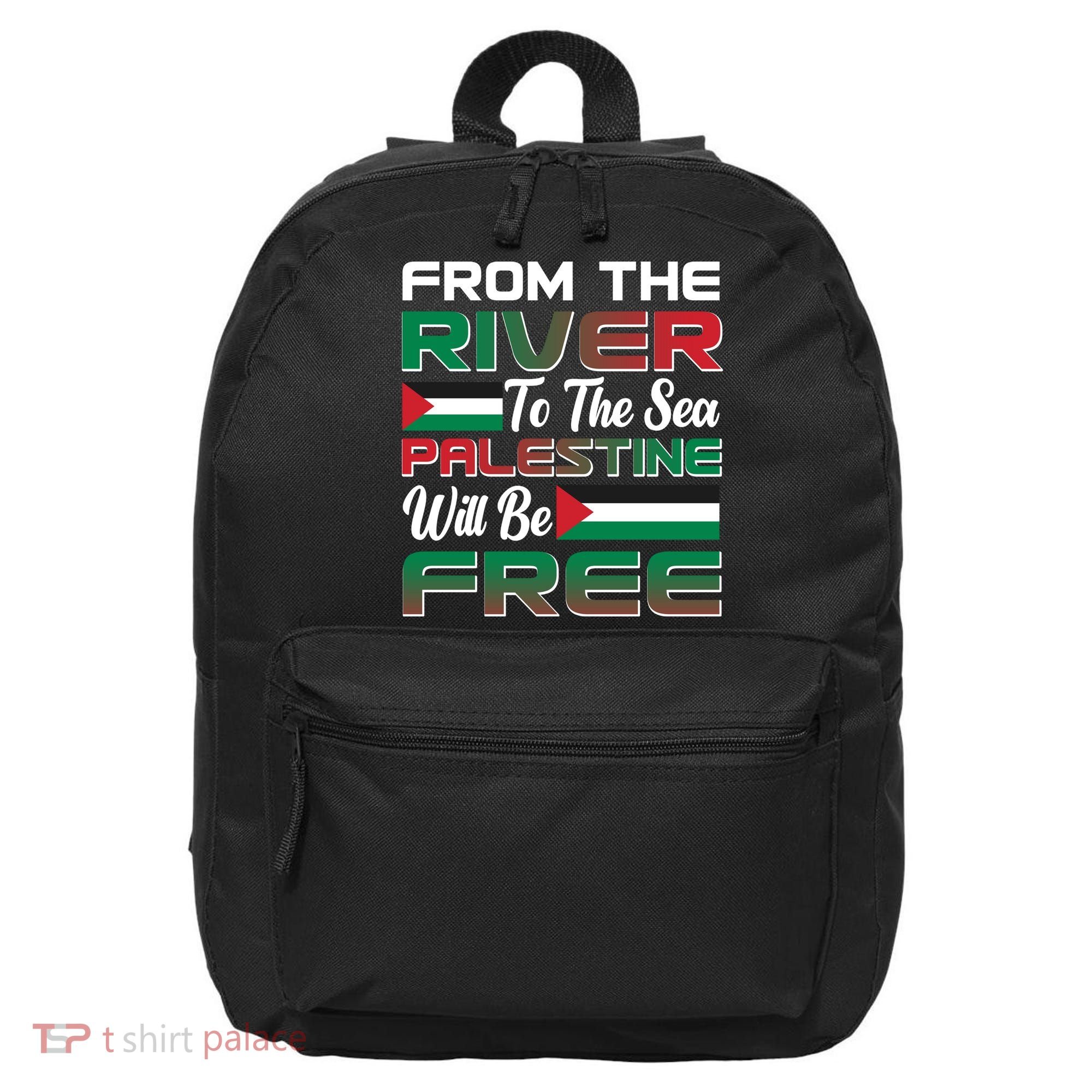 From The River To The Sea Palestine Will Be Free 16 in Basic Backpack