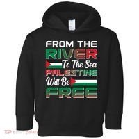From The River To The Sea Palestine Will Be Free Toddler Hoodie thumb 0