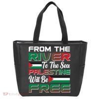 From The River To The Sea Palestine Will Be Free Tote Bag thumb 0
