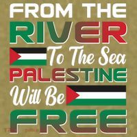 From The River To The Sea Palestine Will Be Free Garment-Dyed Women's Muscle Tee thumb 6