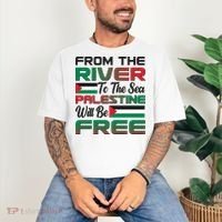 From The River To The Sea Palestine Will Be Free Comfort Colors T-Shirt thumb 3