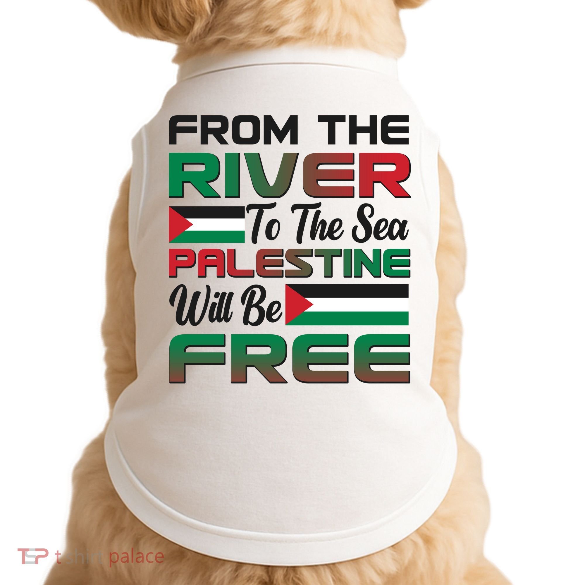 From The River To The Sea Palestine Will Be Free Doggie Tank