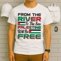 From The River To The Sea Palestine Will Be Free T-Shirt thumb 6