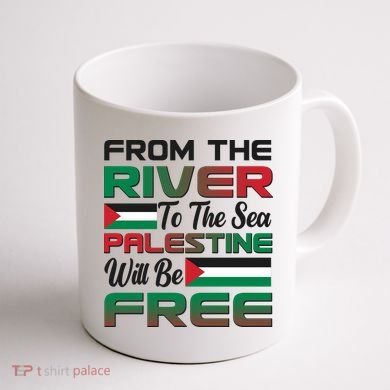 From The River To The Sea Palestine Will Be Free Coffee Mug back