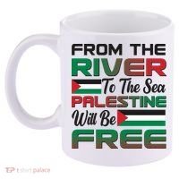 From The River To The Sea Palestine Will Be Free 11oz C Handle Ceramic Mug thumb 2