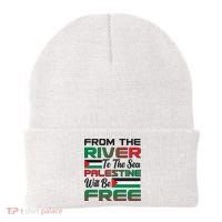 From The River To The Sea Palestine Will Be Free Beanie thumb 0