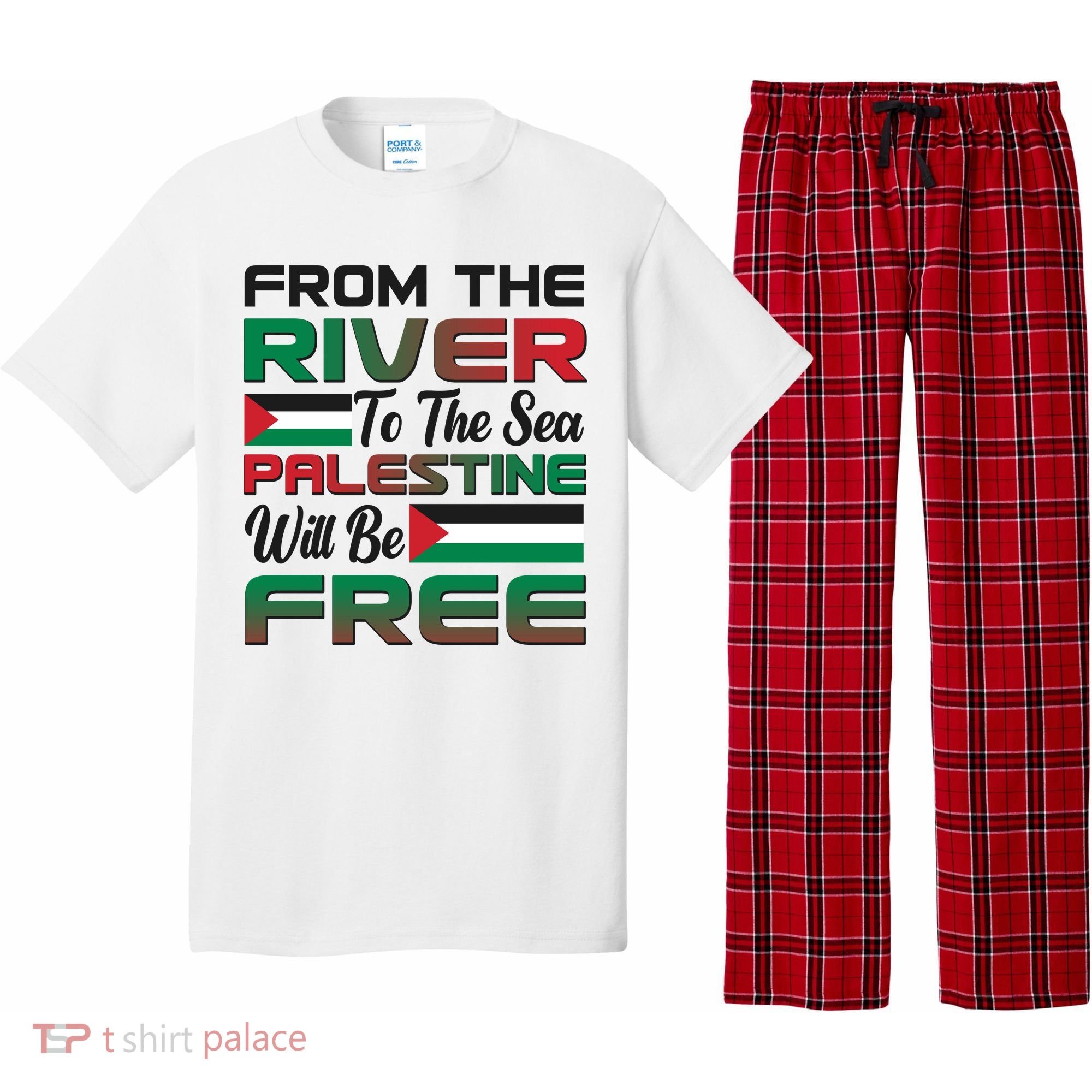 From The River To The Sea Palestine Will Be Free Pajama Set