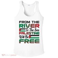 From The River To The Sea Palestine Will Be Free Ladies PosiCharge Competitor Racerback Tank thumb 0