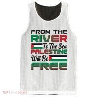 From The River To The Sea Palestine Will Be Free Mesh Reversible Basketball Jersey Tank thumb 0