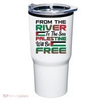 From The River To The Sea Palestine Will Be Free Tumbler thumb 0