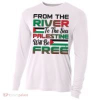 From The River To The Sea Palestine Will Be Free Cooling Performance Long Sleeve Crew thumb 0