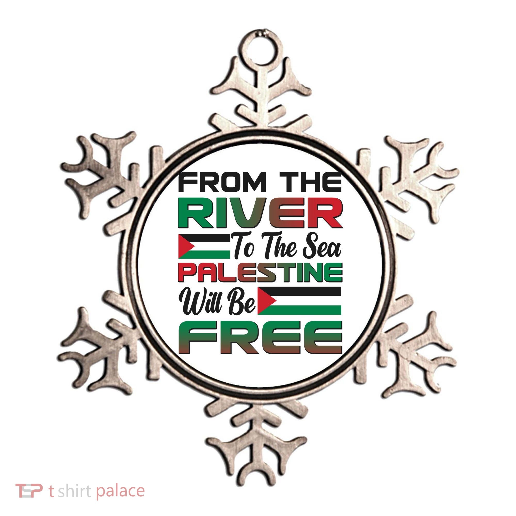 From The River To The Sea Palestine Will Be Free Ornament