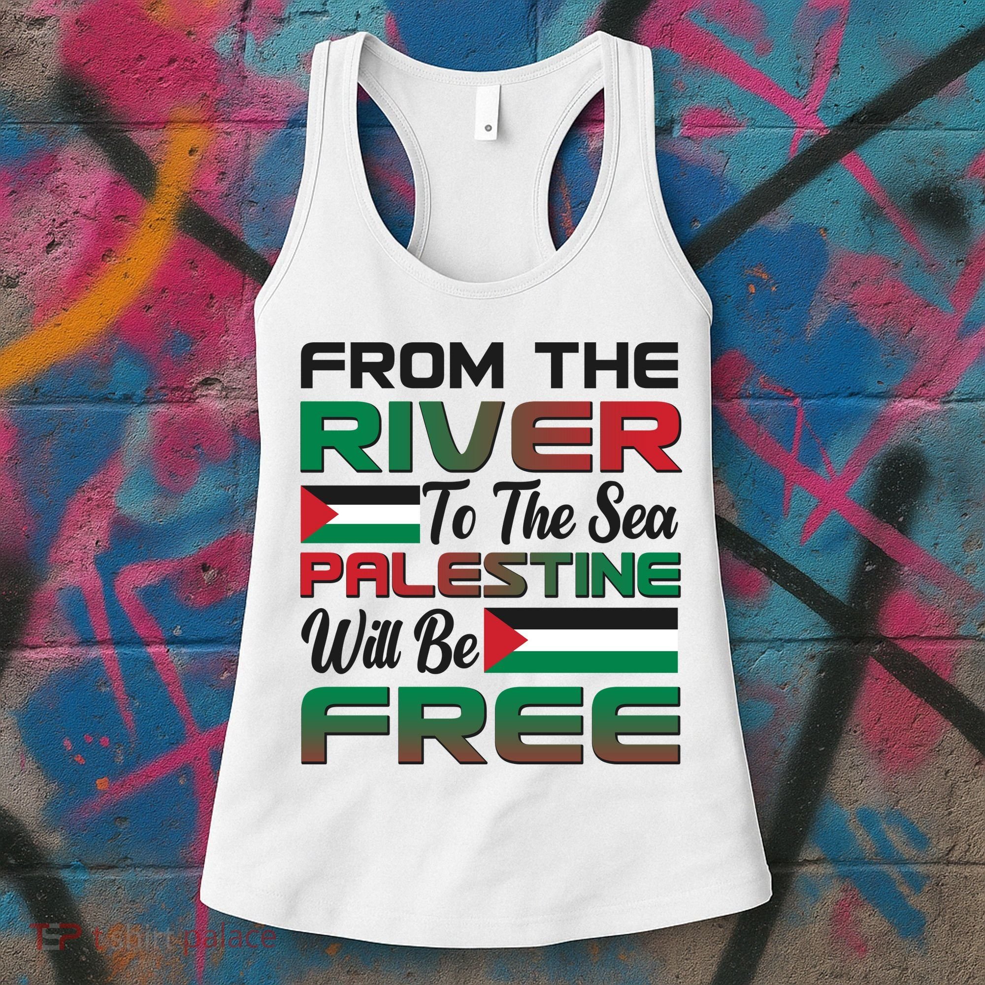 From The River To The Sea Palestine Will Be Free Women's Tank Top