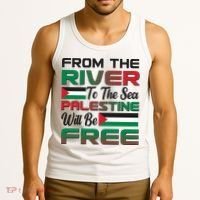 From The River To The Sea Palestine Will Be Free Tank Top thumb 3