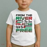 From The River To The Sea Palestine Will Be Free Toddler T-Shirt thumb 2
