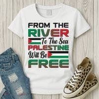 From The River To The Sea Palestine Will Be Free Women's T-Shirt thumb 3