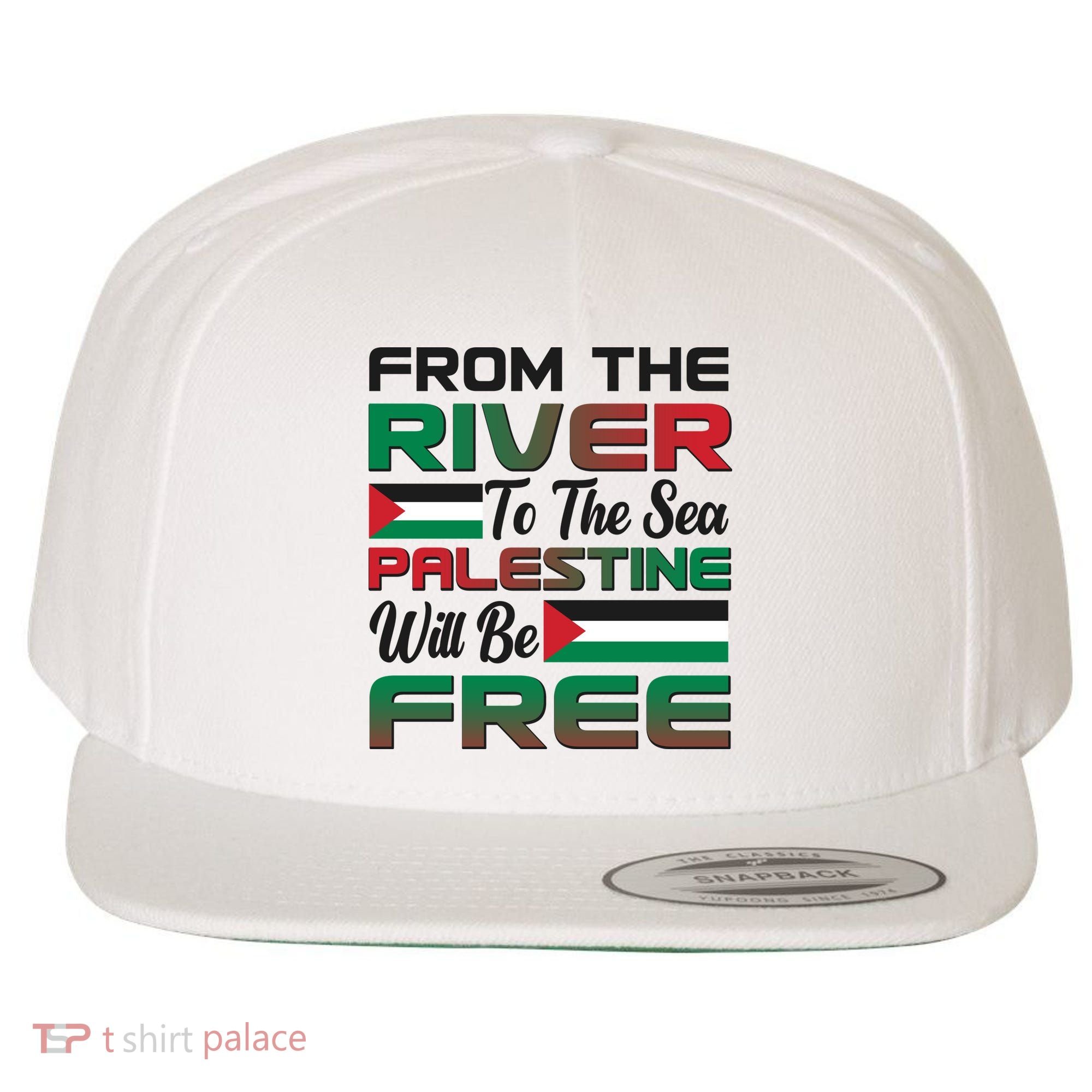 From The River To The Sea Palestine Will Be Free Wool Snapback Cap