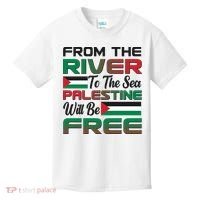 From The River To The Sea Palestine Will Be Free Kids T-Shirt thumb 0