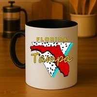 Florida Tampa Retro Coffee Mug thumb 4
