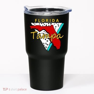 Florida Tampa Retro Tumbler