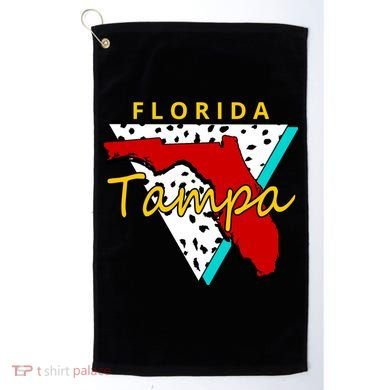 Florida Tampa Retro Golf Towel