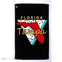 Florida Tampa Retro Golf Towel thumb 0