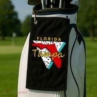 Florida Tampa Retro Golf Towel thumb 2