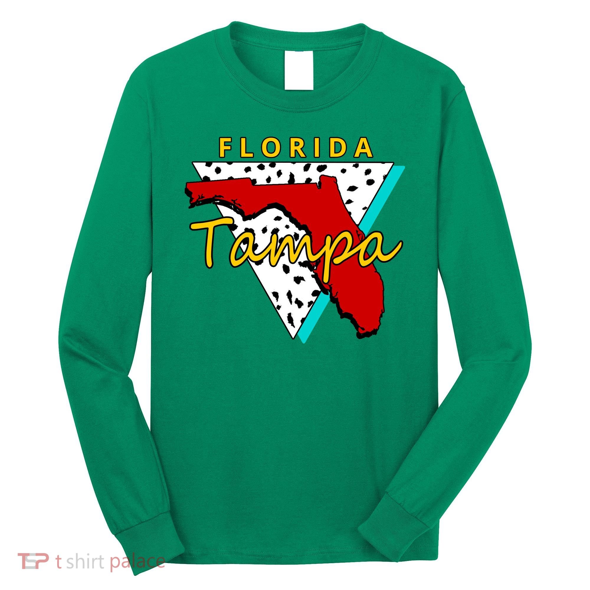 Florida Tampa Retro Long Sleeve Shirt