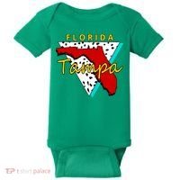 Florida Tampa Retro Baby Bodysuit thumb 0