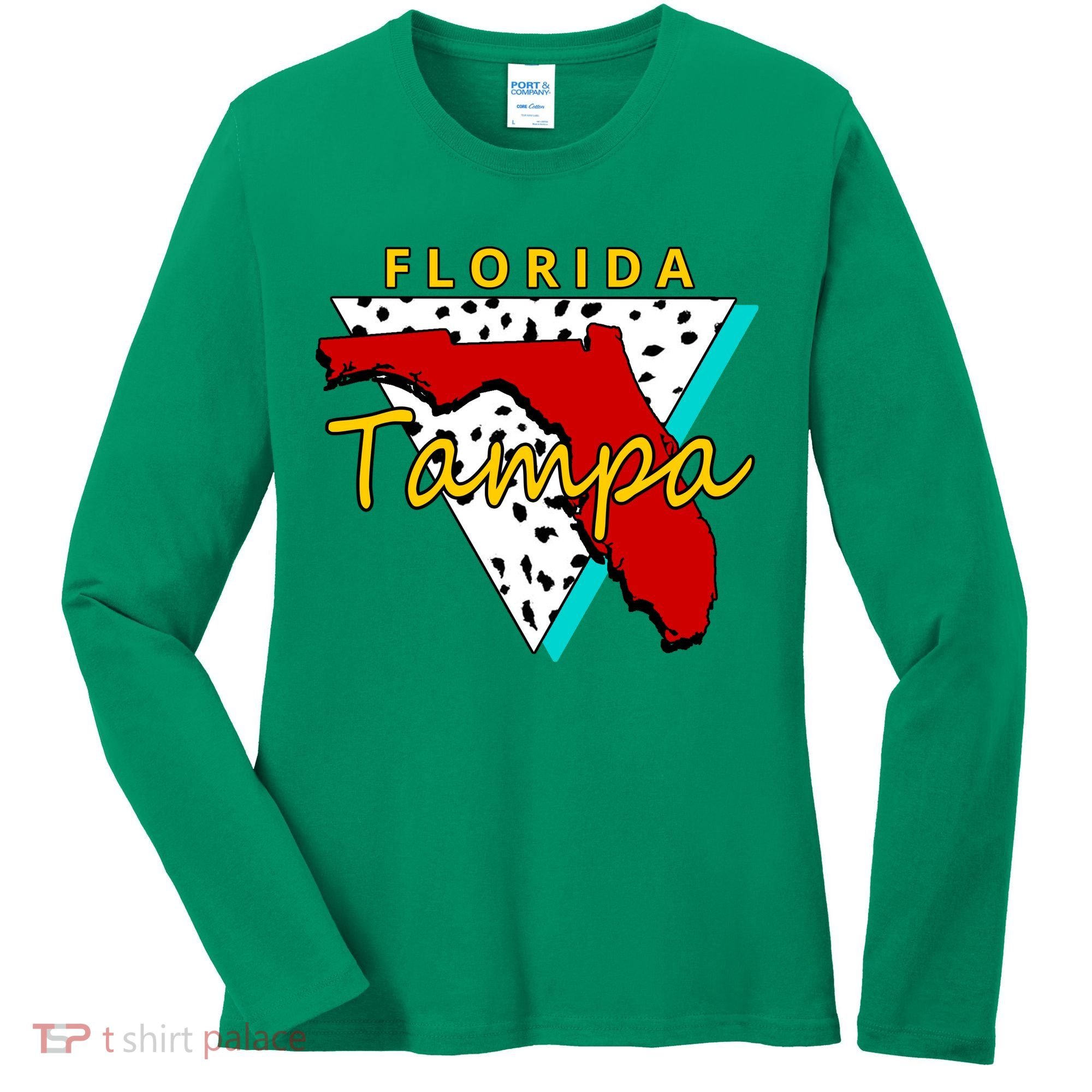 Florida Tampa Retro Women's Long Sleeve Shirt