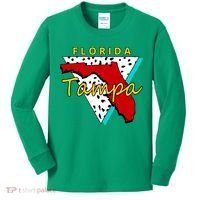 Florida Tampa Retro Kids Long Sleeve Shirt thumb 0