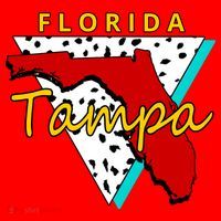 Florida Tampa Retro Santa Hat thumb 1