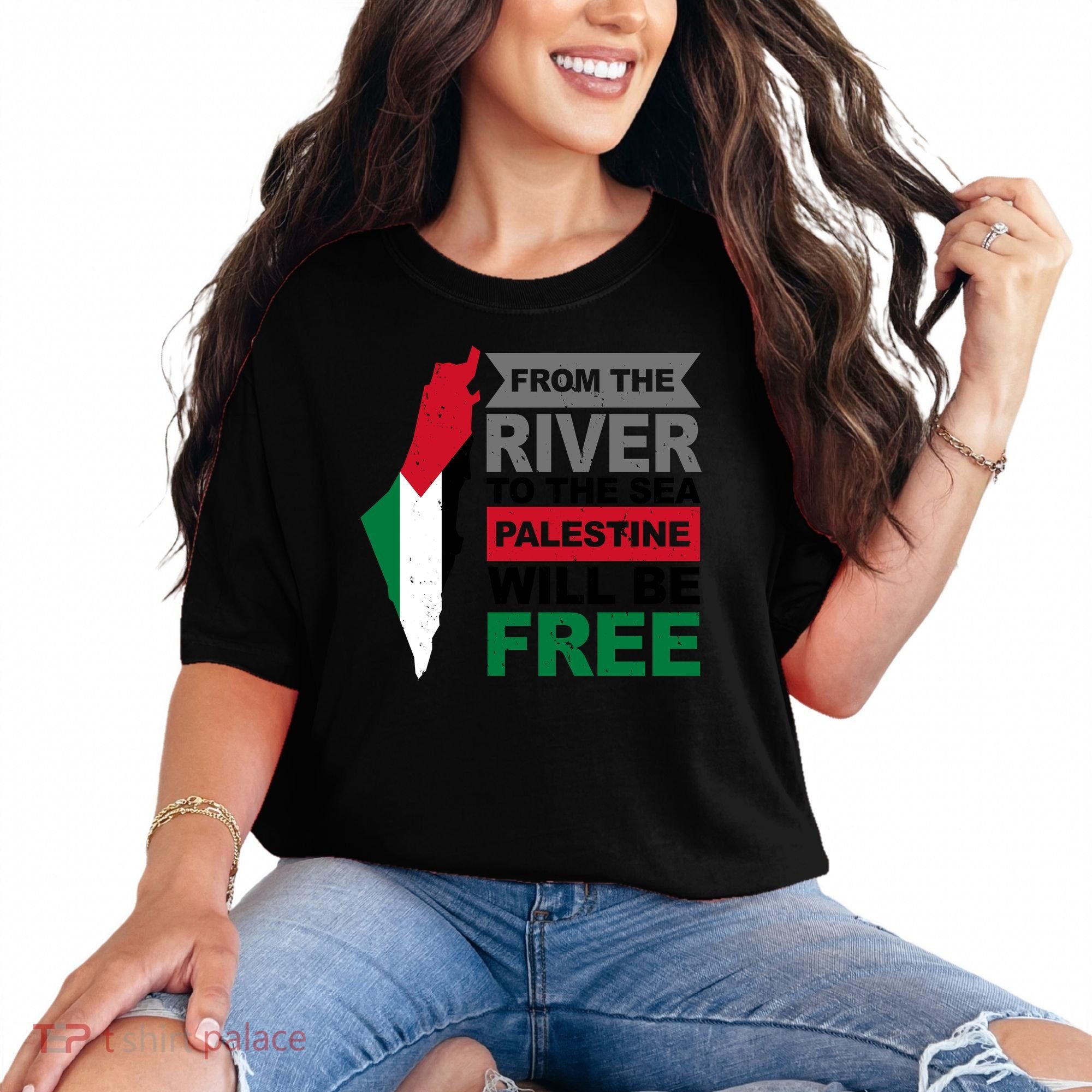 From The River To The Sea Palestine Will Be Free Comfort Colors T-Shirt