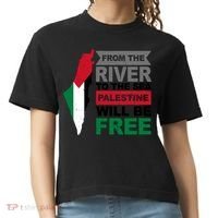 From The River To The Sea Palestine Will Be Free Comfort Colors Boxy T-Shirt thumb 0