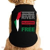 From The River To The Sea Palestine Will Be Free Doggie Tank thumb 0